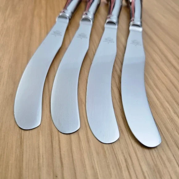 Kirk Stieff WILLIAMSBURG ROYAL SHELL Old French Pistol Dinner Knife SS China - Picture 8 of 9